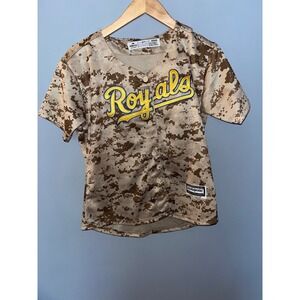 Majestic Kansas City Royals Hosmer #35 Camo‎ Baseball Jersey - Size M
